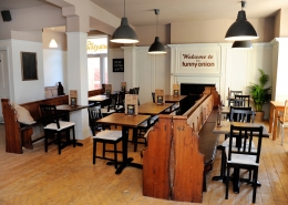 The Funny Onion Restaurant Seating